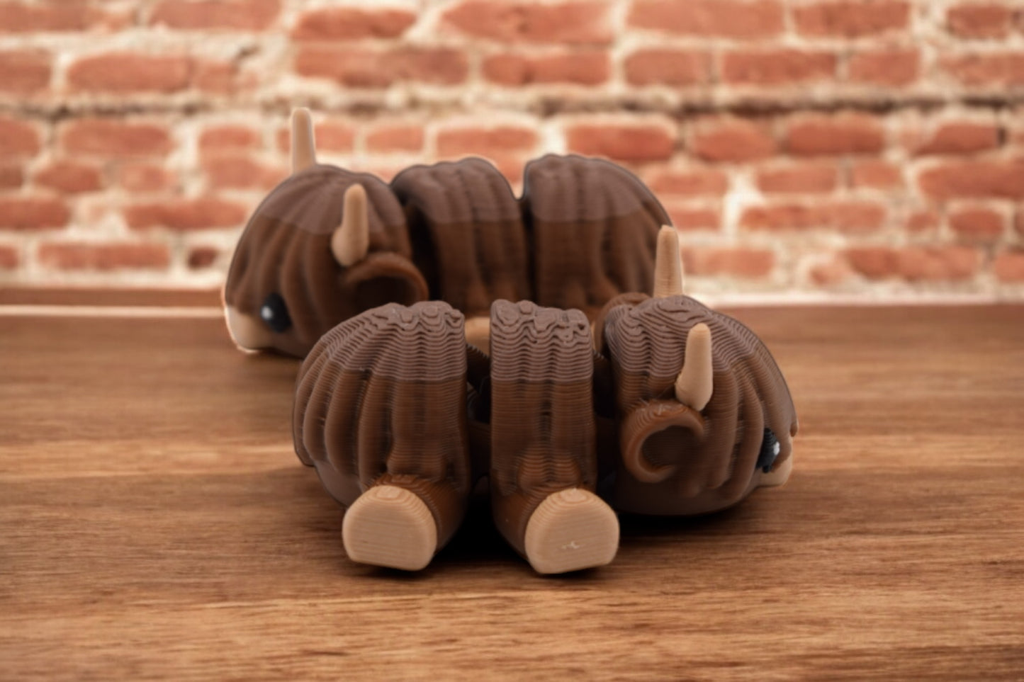 Baby Highland Cow - 3D Printed Highland Cow - Highland Cow Fidget Toy