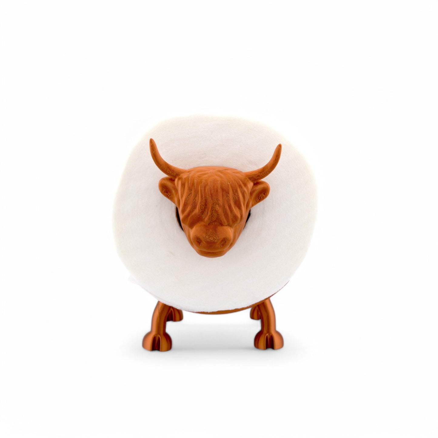 Highland Cow Toilet Roll Holder – Bathroom Accessory