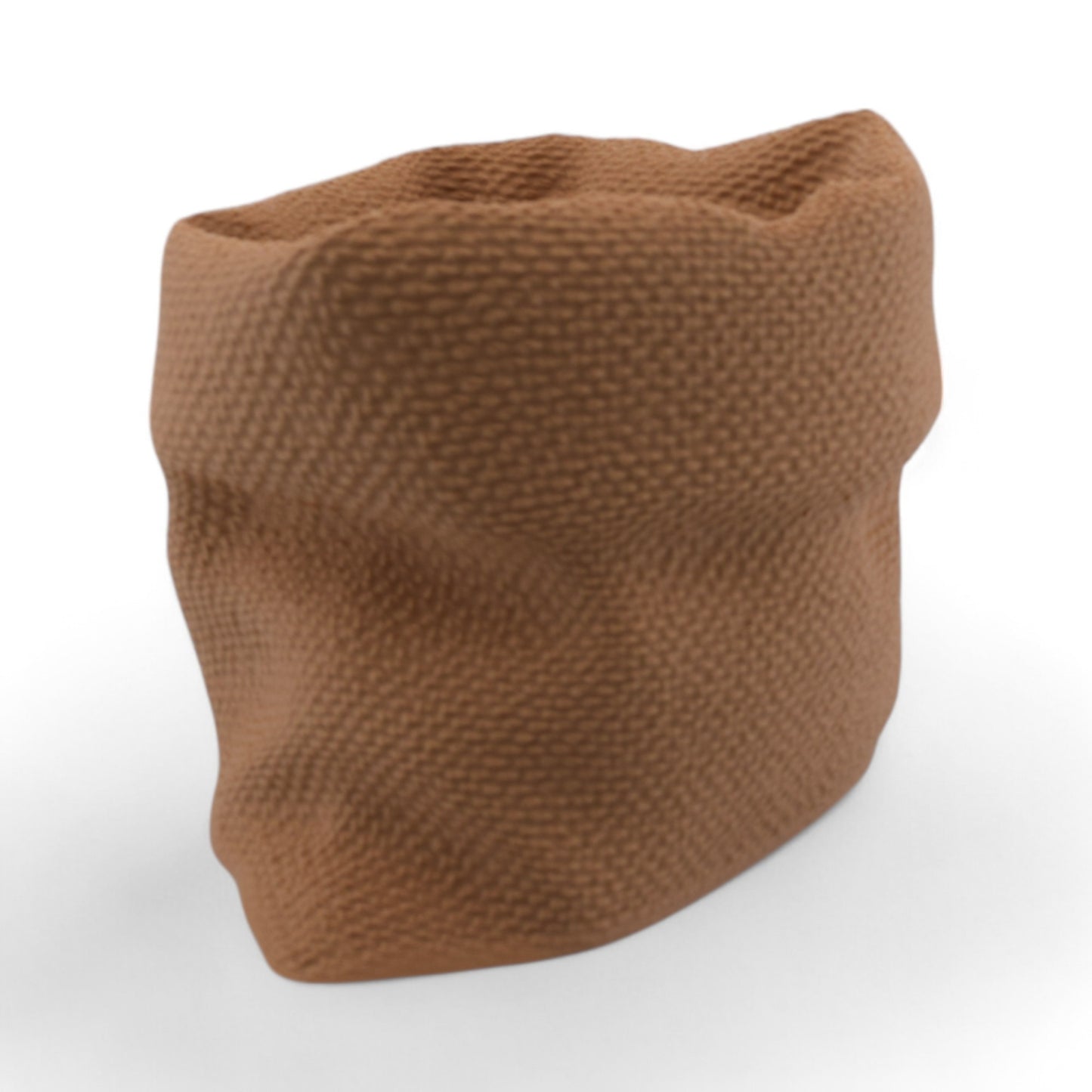Rustic Charm Burlap Sack Planter – 3D Printed Indoor Pot for Succulents & Houseplants - BOHO Decor - Cottage Core