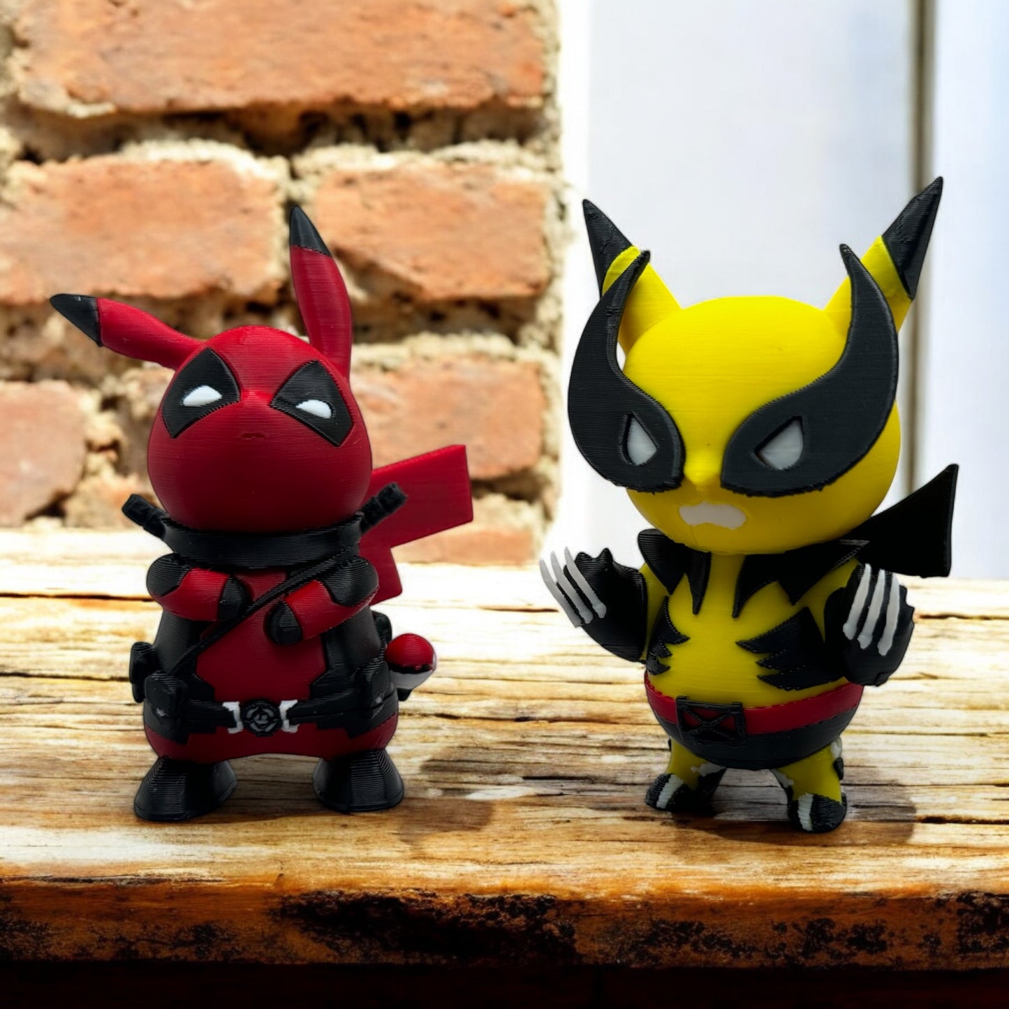 PikaPool & WolvieChu Gift Combo - Deadpool and Wolverine X Pikachu Combo Pack