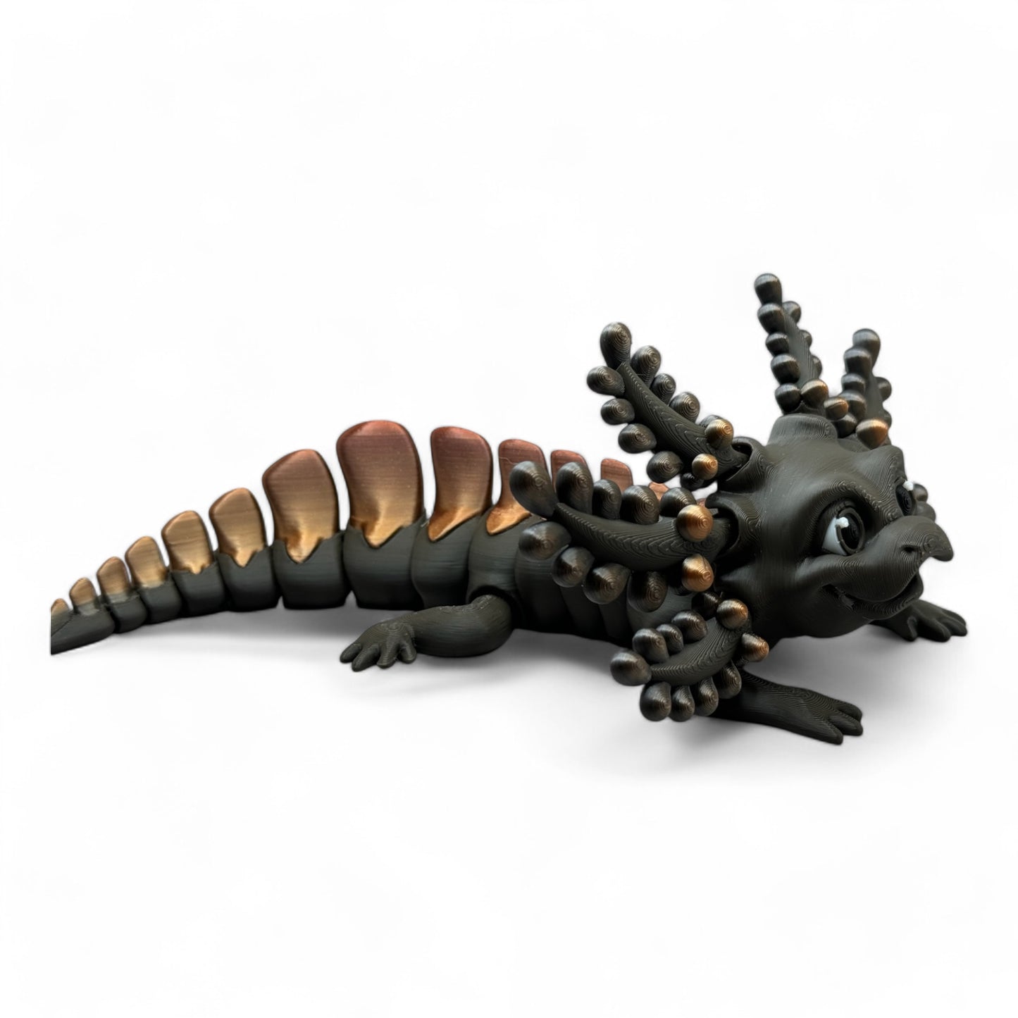Flexible Axolotl Toy – 3D Printed Sensory Fidget for Adults and Children in Various Colors