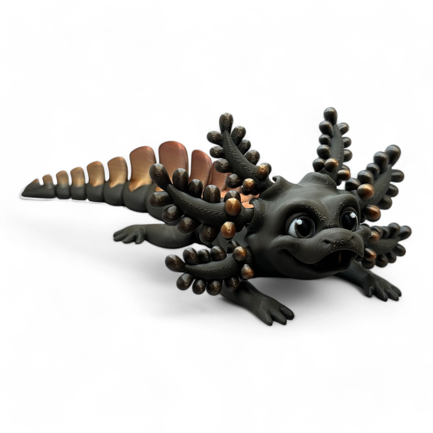 Flexible Axolotl Toy – 3D Printed Sensory Fidget for Adults and Children in Various Colors