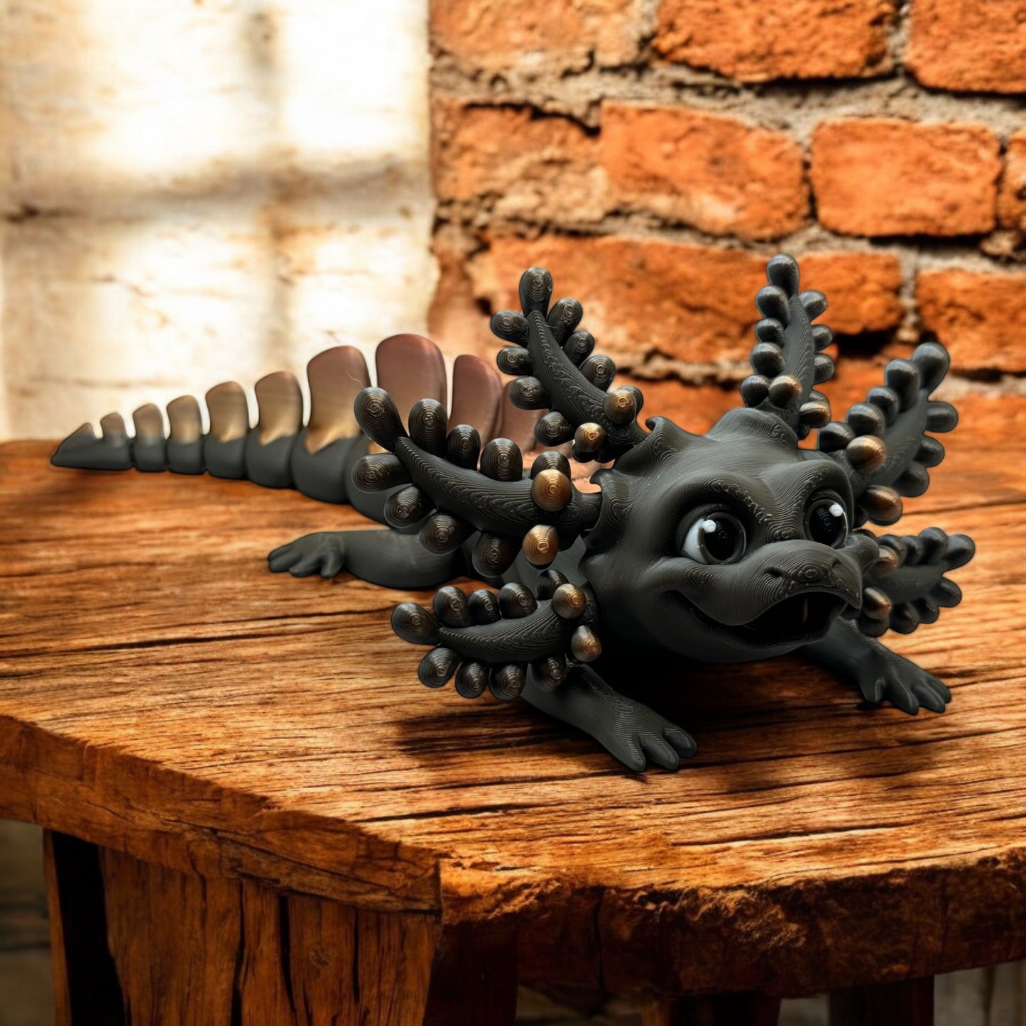 Flexible Axolotl Toy – 3D Printed Sensory Fidget for Adults and Children in Various Colors