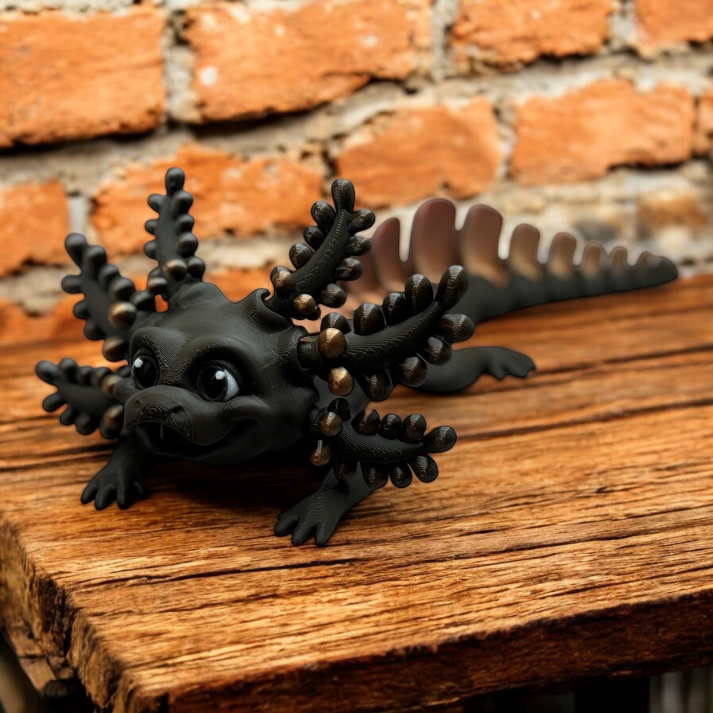 Flexible Axolotl Toy – 3D Printed Sensory Fidget for Adults and Children in Various Colors