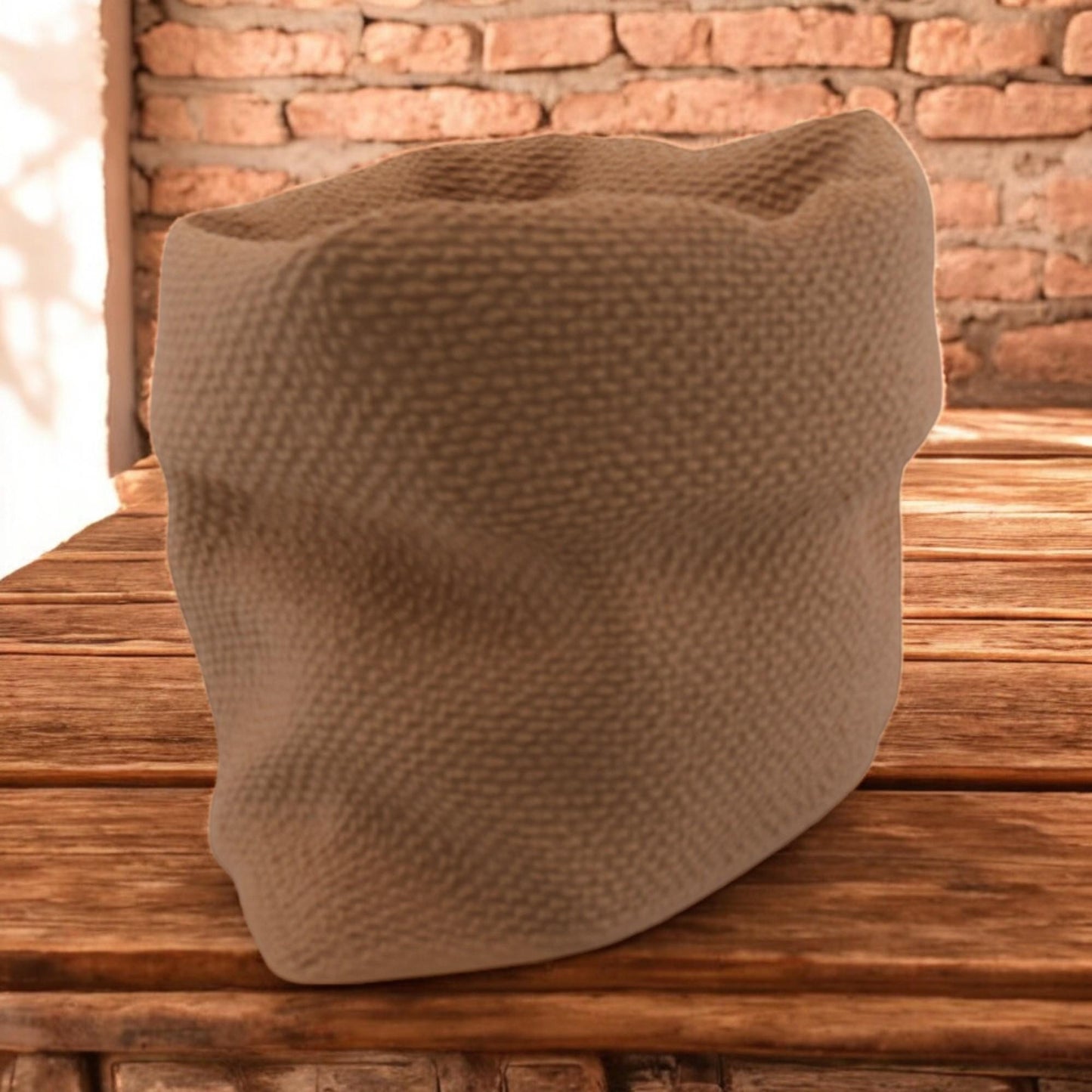 Rustic Charm Burlap Sack Planter – 3D Printed Indoor Pot for Succulents & Houseplants - BOHO Decor - Cottage Core