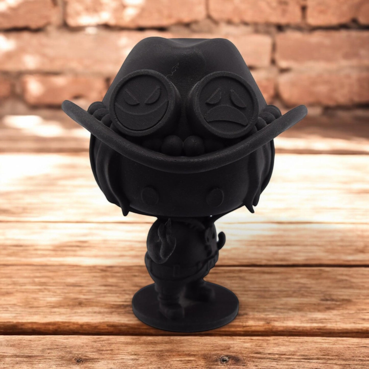 Portgas D. Ace - One Piece - 3D Printed Kawaii Figurine - Ready to Paint