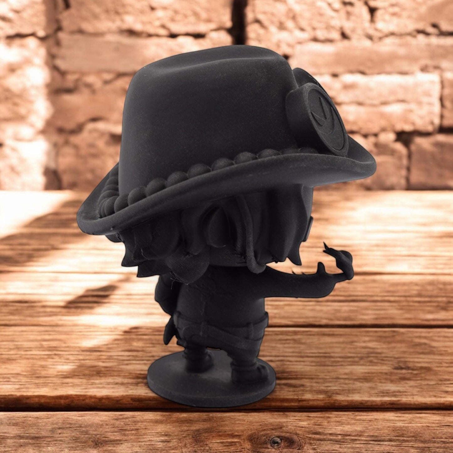 Portgas D. Ace - One Piece - 3D Printed Kawaii Figurine - Ready to Paint