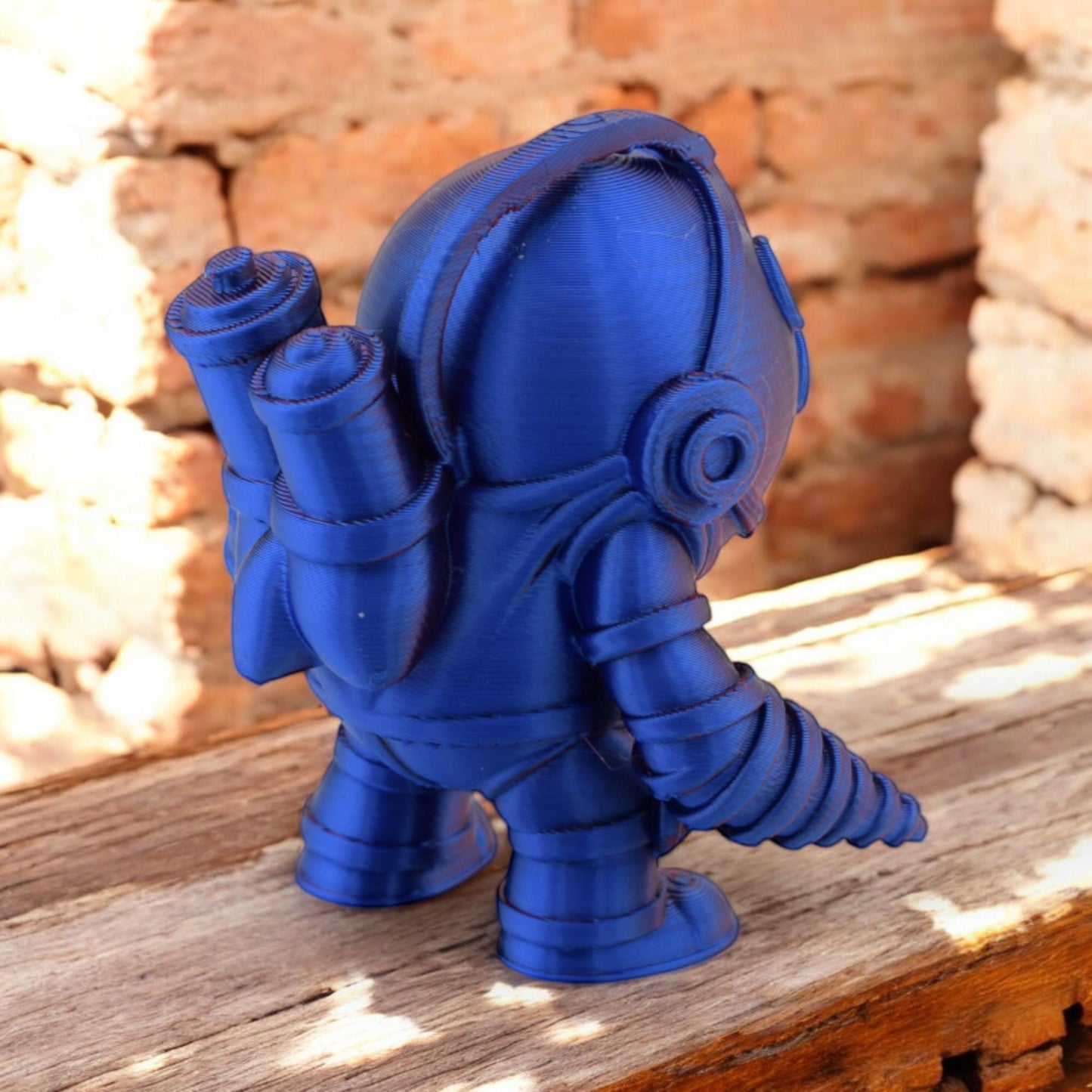 Big Daddy - Bioshock - 3D Printed Chibi Figurine - Mister Bubbles