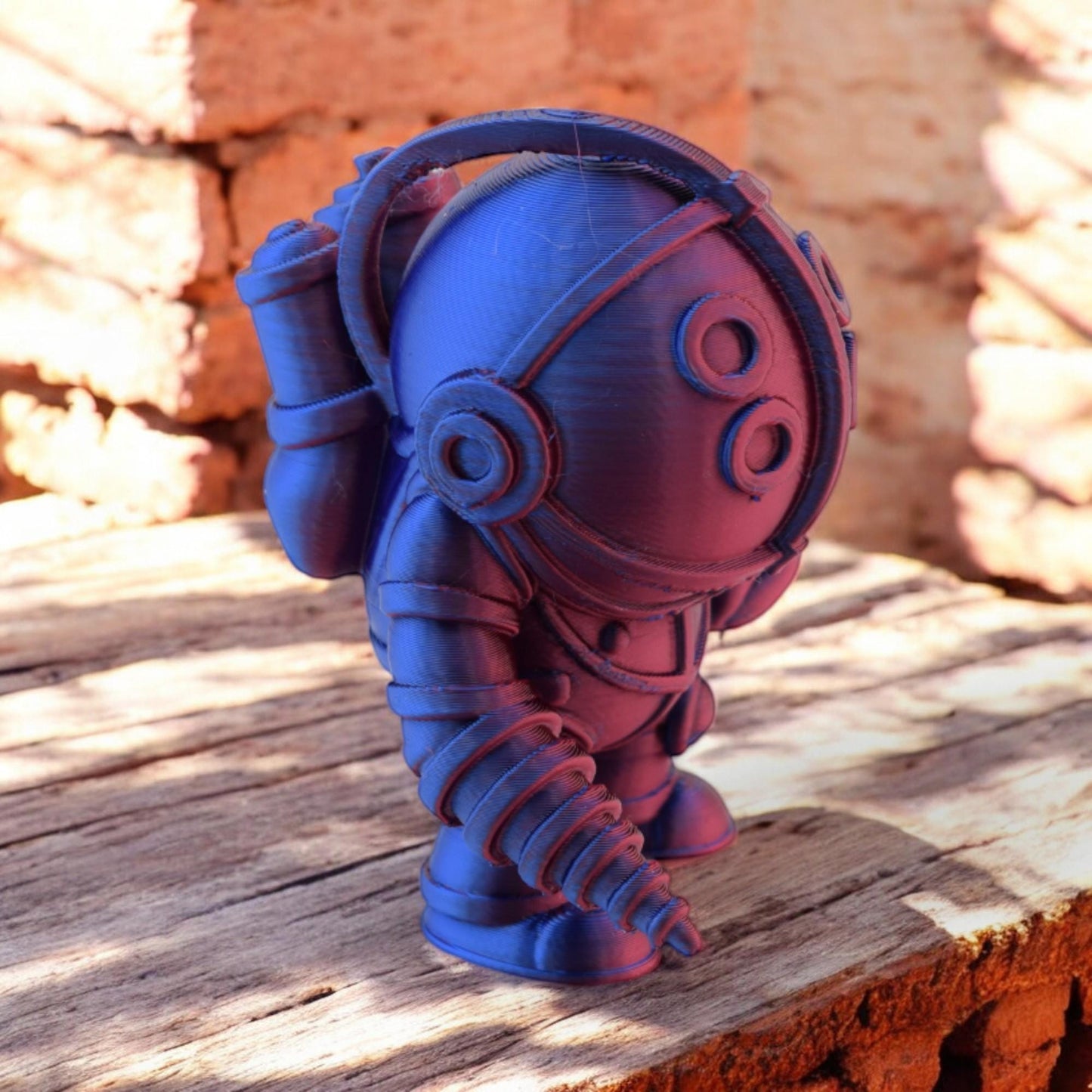 Big Daddy - Bioshock - 3D Printed Chibi Figurine - Mister Bubbles