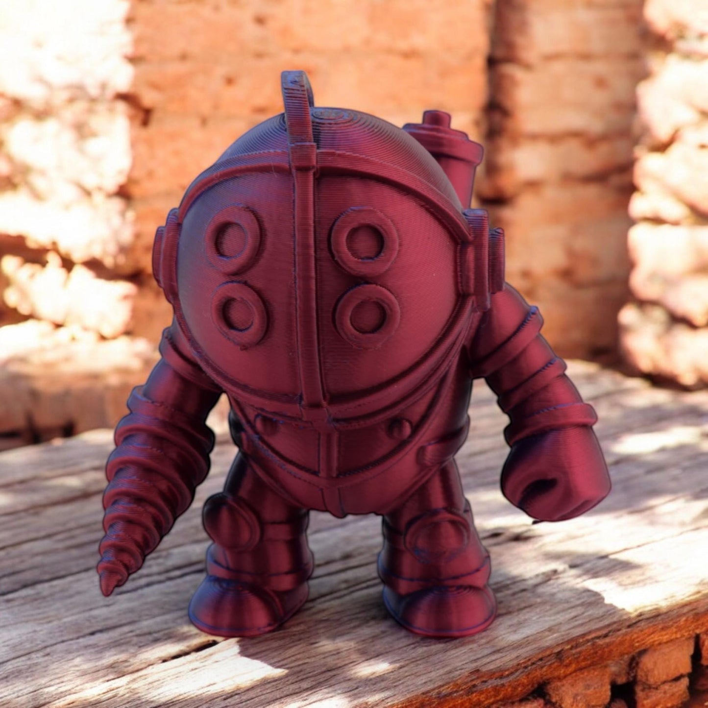 Big Daddy - Bioshock - 3D Printed Chibi Figurine - Mister Bubbles