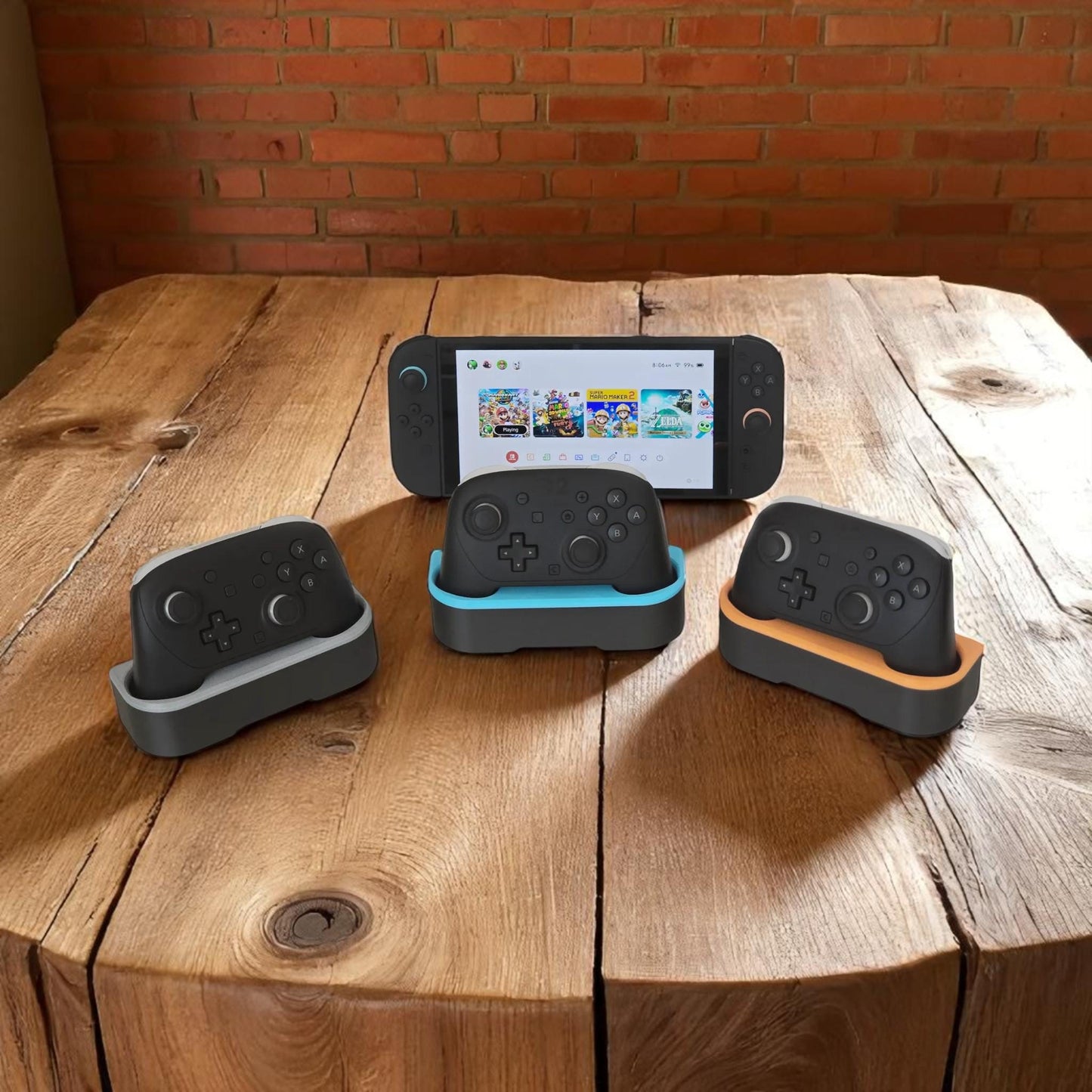 Nintendo Switch 2 Pro Controller Stand – Custom Controller Dock, Game Room Decor, Gamer Gift, Fan Made