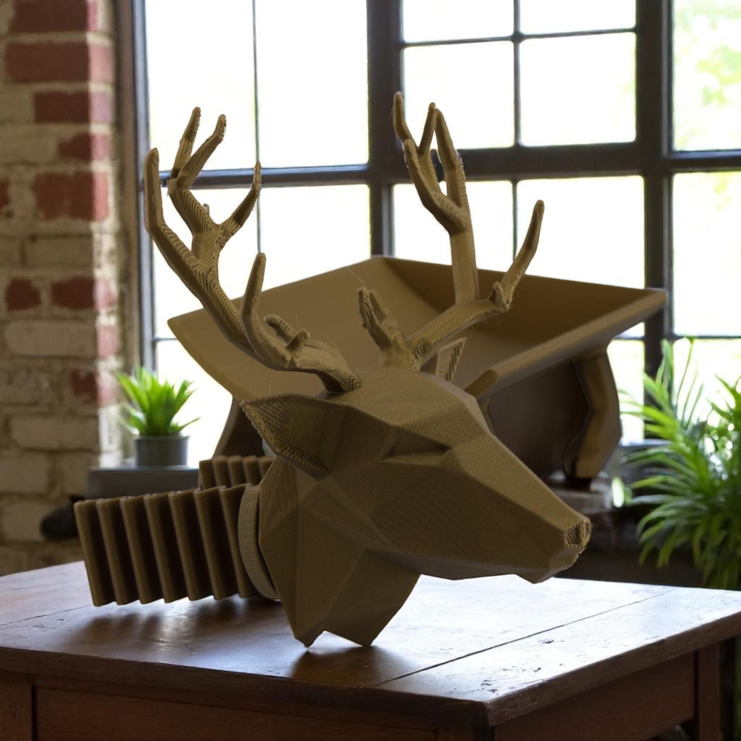 Majestic Stag Deer Toilet Paper Holder – Rustic Woodland Bathroom Decor, Functional & Fun