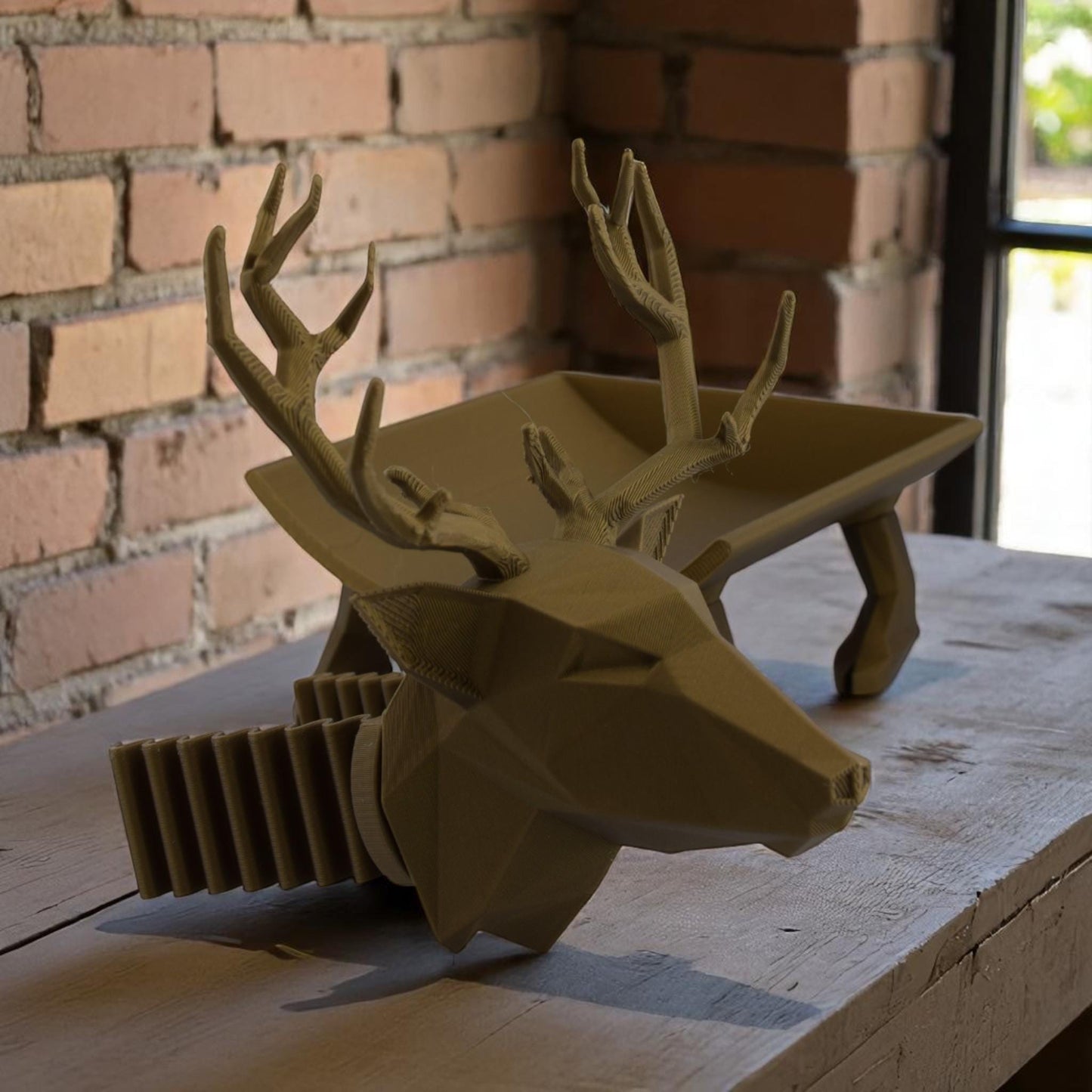 Majestic Stag Deer Toilet Paper Holder – Rustic Woodland Bathroom Decor, Functional & Fun
