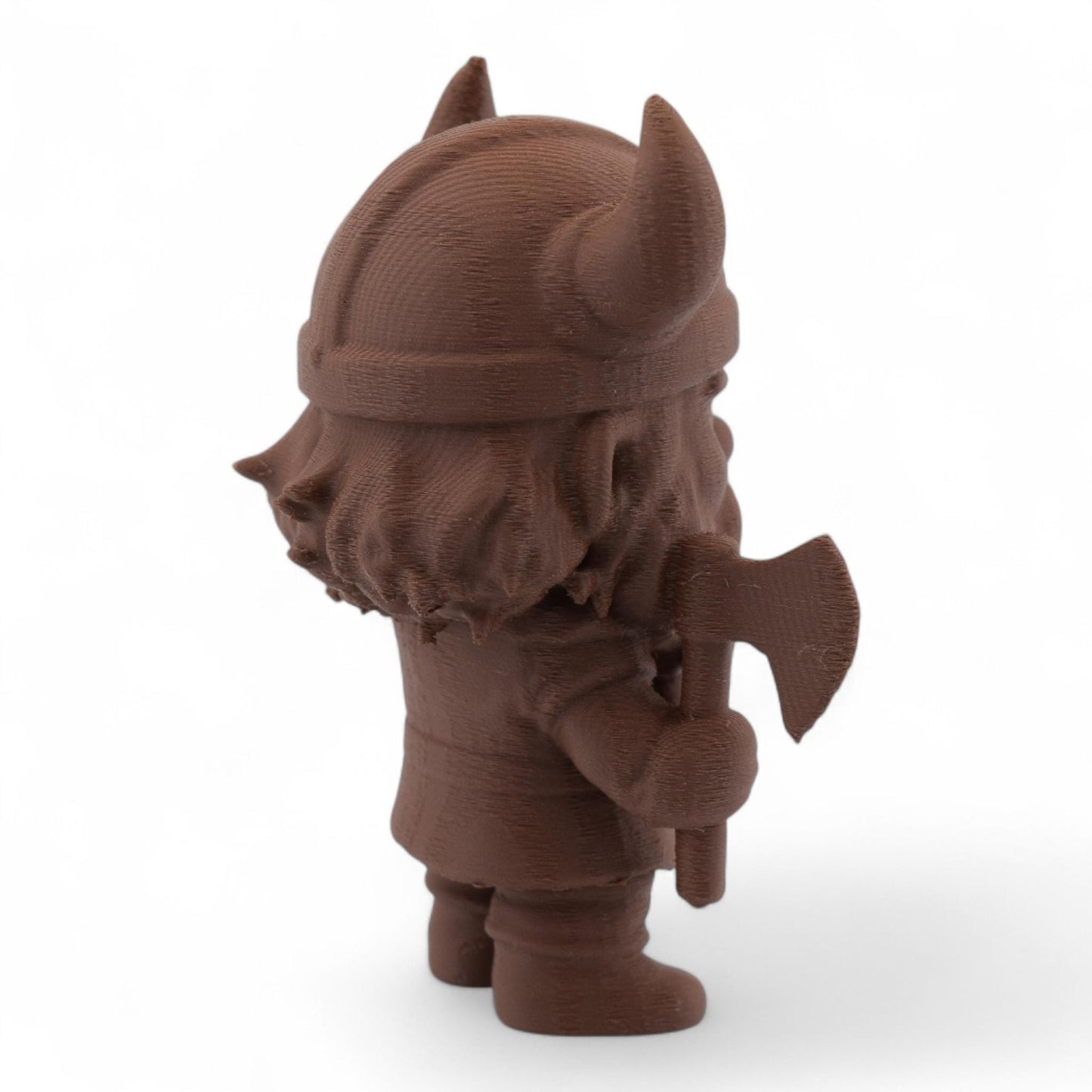 Even from behind, this Viking stands strong. Look at that flowing hair and handmade charm!