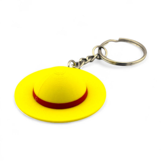 Straw Hat Inspired Keychain