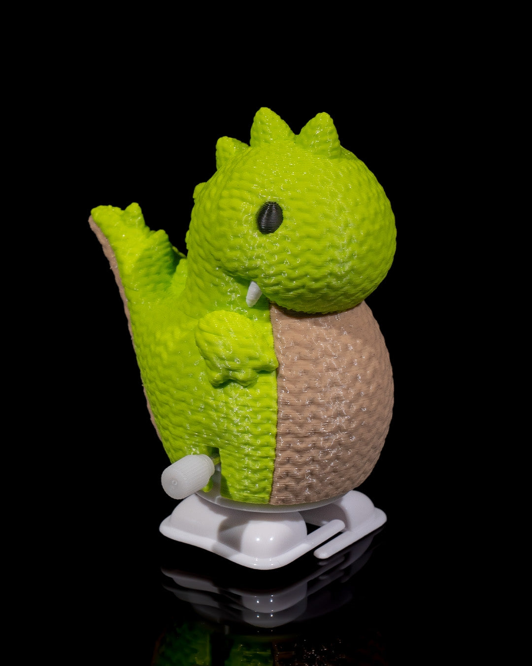 Dinosaur Crochet Toy | 3D Printed | Wind-up Toy