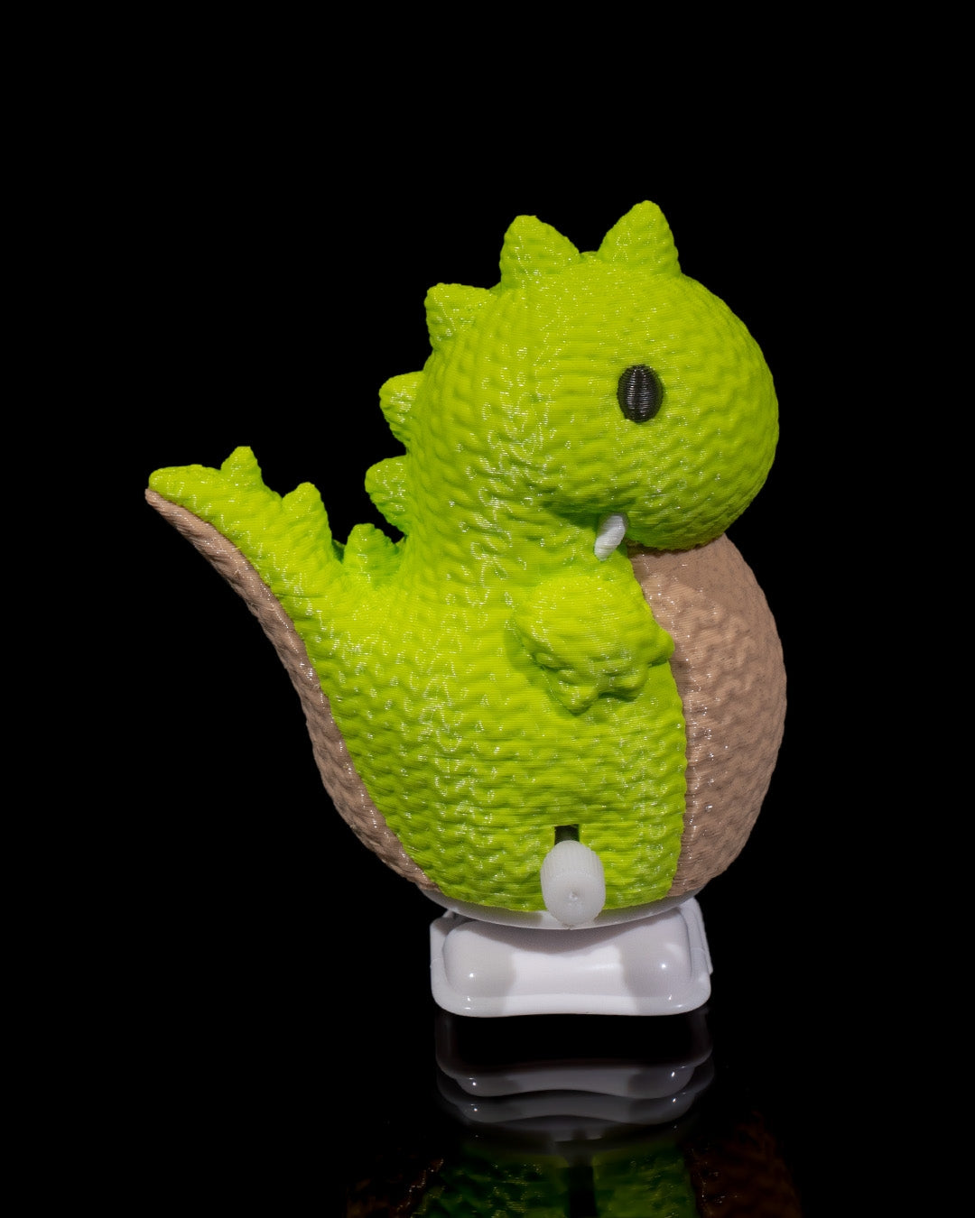 Dinosaur Crochet Toy | 3D Printed | Wind-up Toy