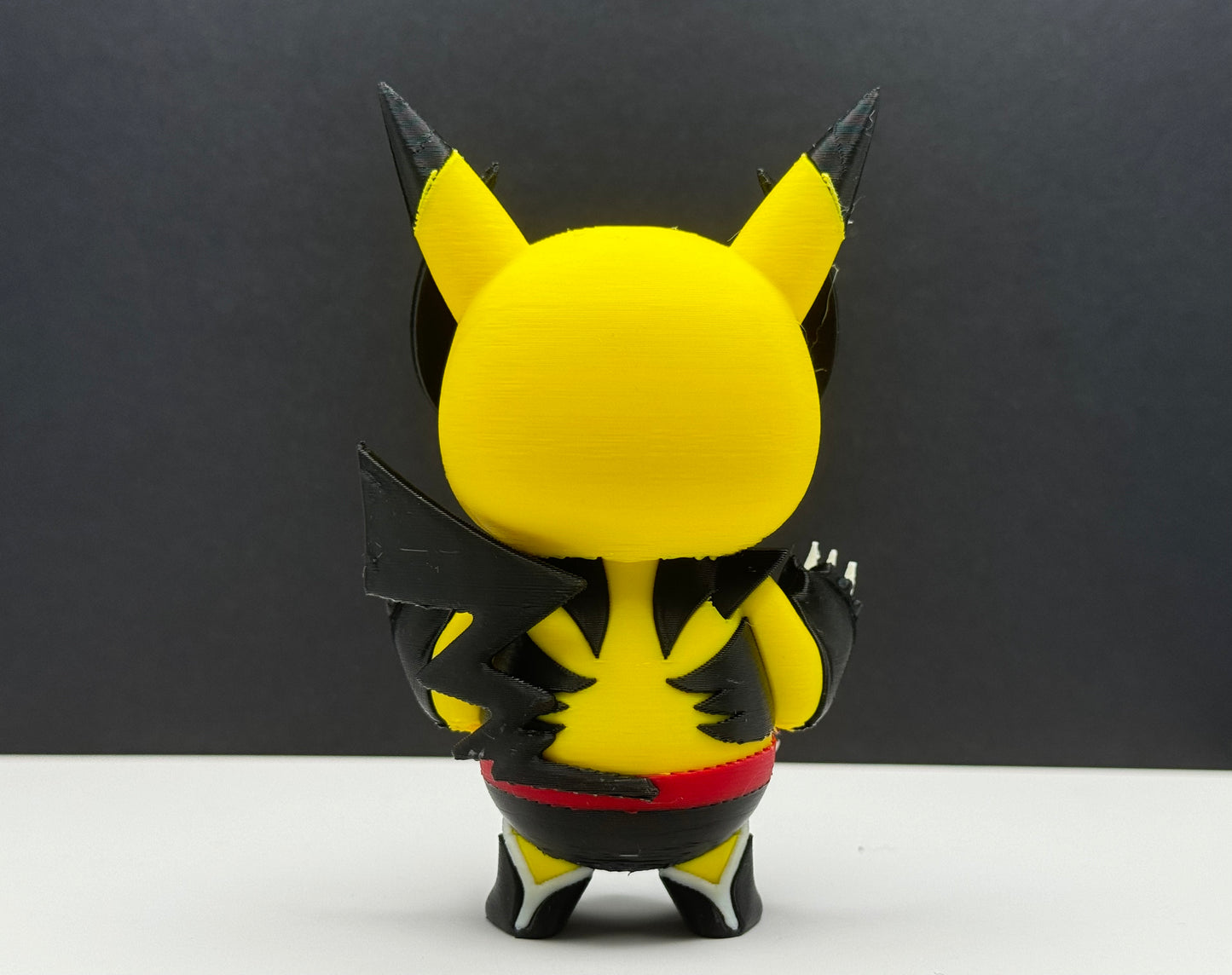 (Updated!) Pikachu x Wolverine Chibi Mashup 3D Printed Figurine - Cute and Fierce Original Collectible