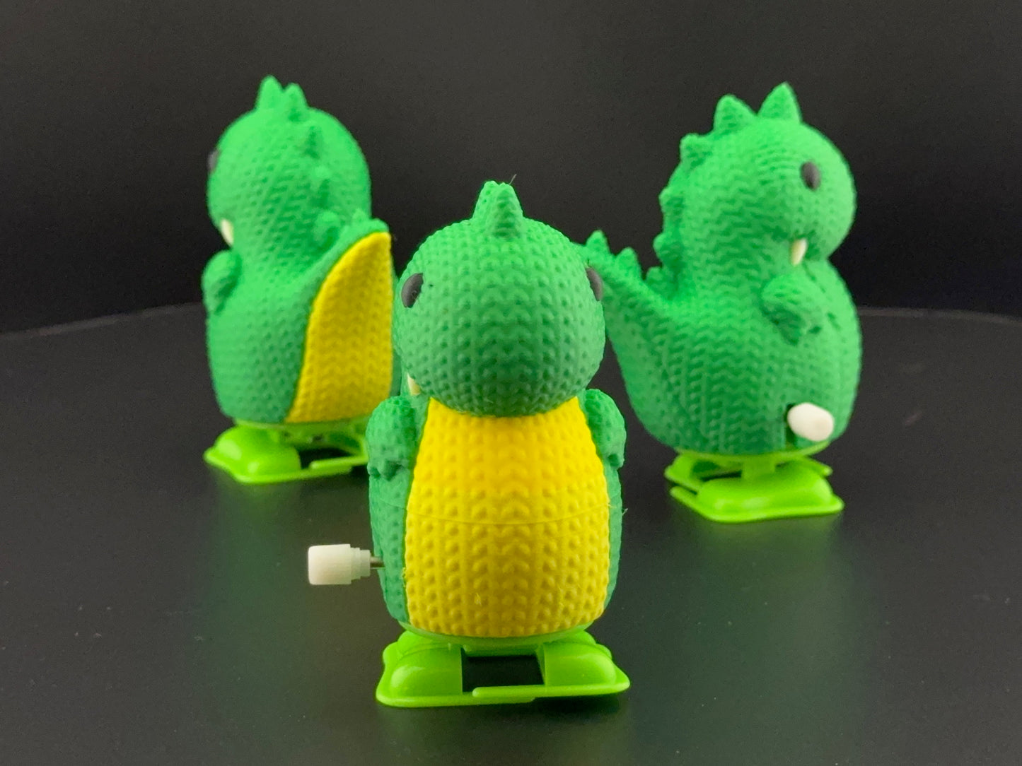 Dinosaur Crochet Toy | 3D Printed | Wind-up Toy