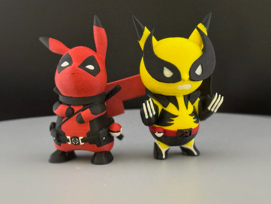 PikaPool & WolvieChu Gift Combo - Deadpool & Wolverine X Pikachu Combo Pack