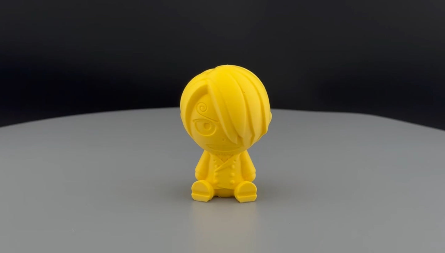 Vinsmoke Sanji - One Piece - 3D Printed Chibi Figurine