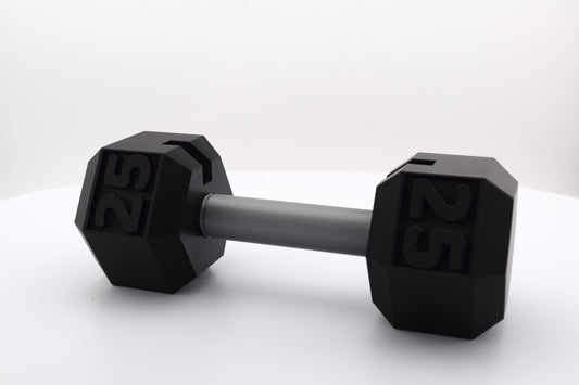 Miniature dumbbell-shaped business card holder. Made from durable 3D-printed plastic, it features a sleek and sturdy design, perfect for fitness enthusiasts or professionals. A stylish and functional accessory that combines fitness inspiration with practicality.