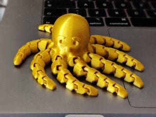 Fidget Friendly Funny Flexi Octopus (Various Sizes)