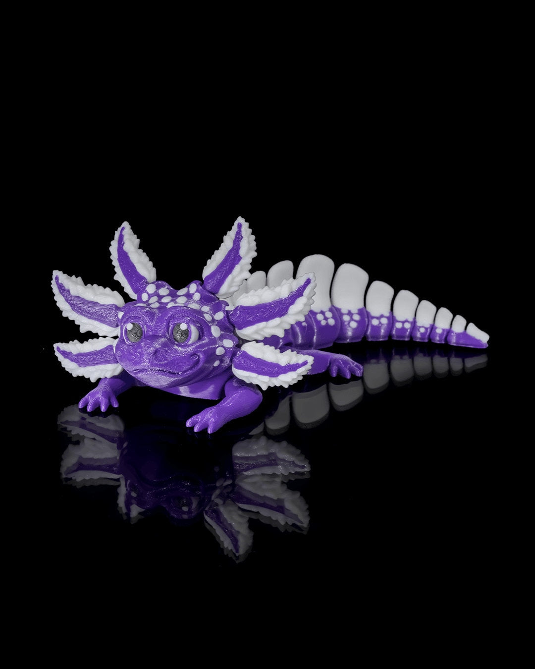 3D Printed Flexible Axolotl Toy – Sensory Fidget for Adults and Children in Various Colors