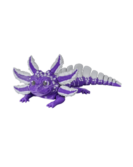 Flexible Axolotl Toy – 3D Printed Sensory Fidget for Adults and Children in Various Colors
