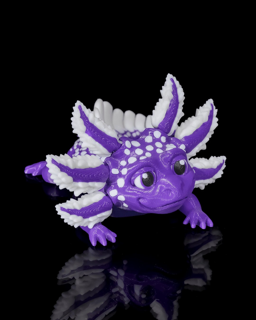 3D Printed Flexible Axolotl Toy – Sensory Fidget for Adults and Children in Various Colors