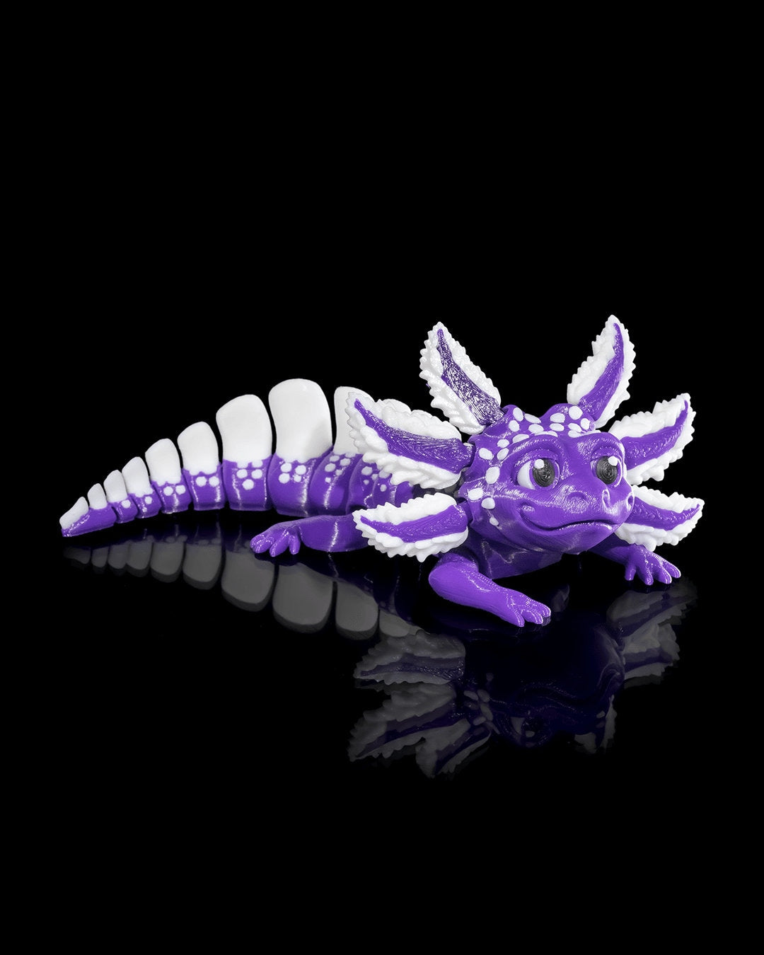 3D Printed Flexible Axolotl Toy – Sensory Fidget for Adults and Children in Various Colors