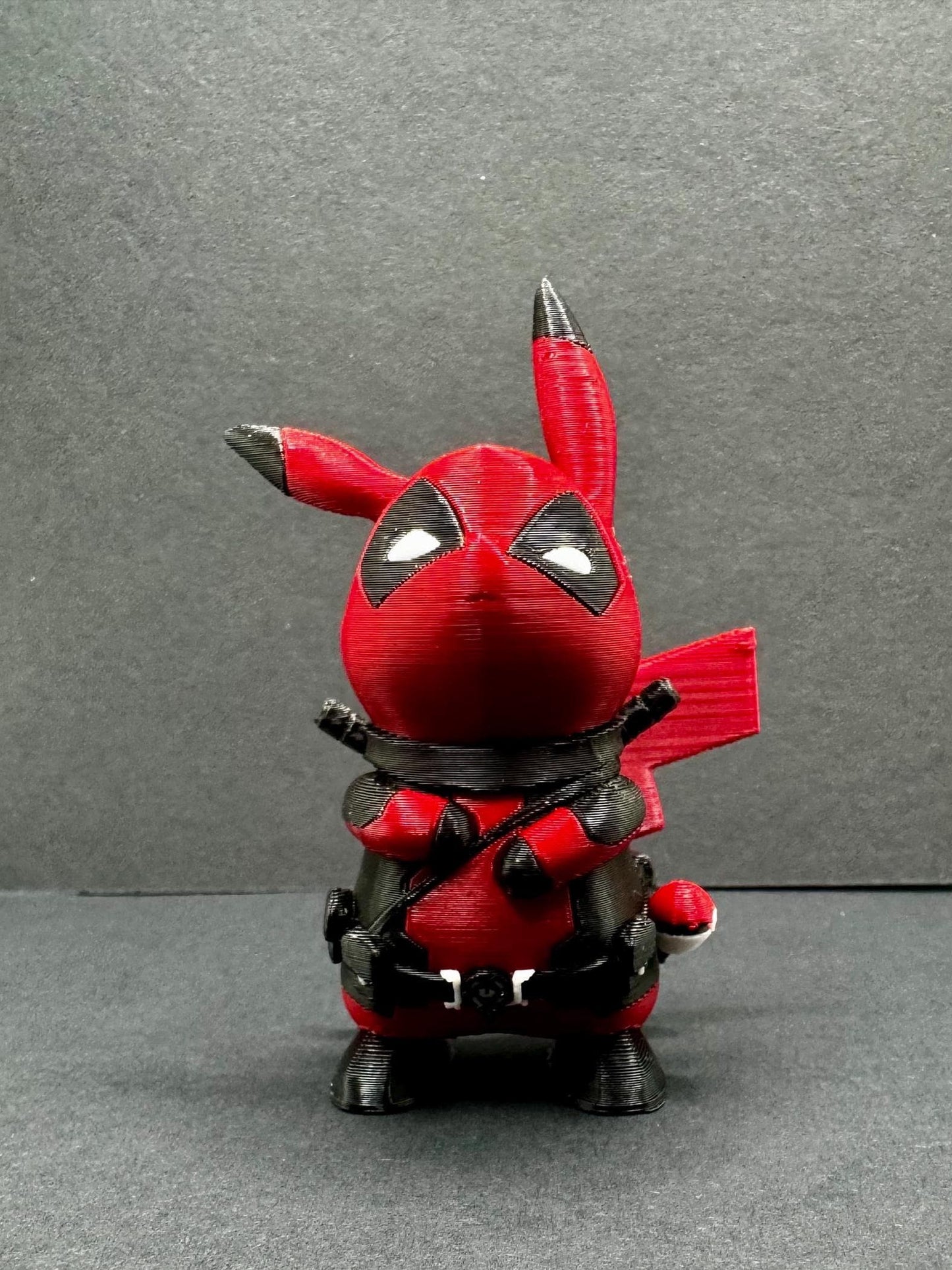 PikaPool 3D Printed Figurine - Pikachu Meets Deadpool