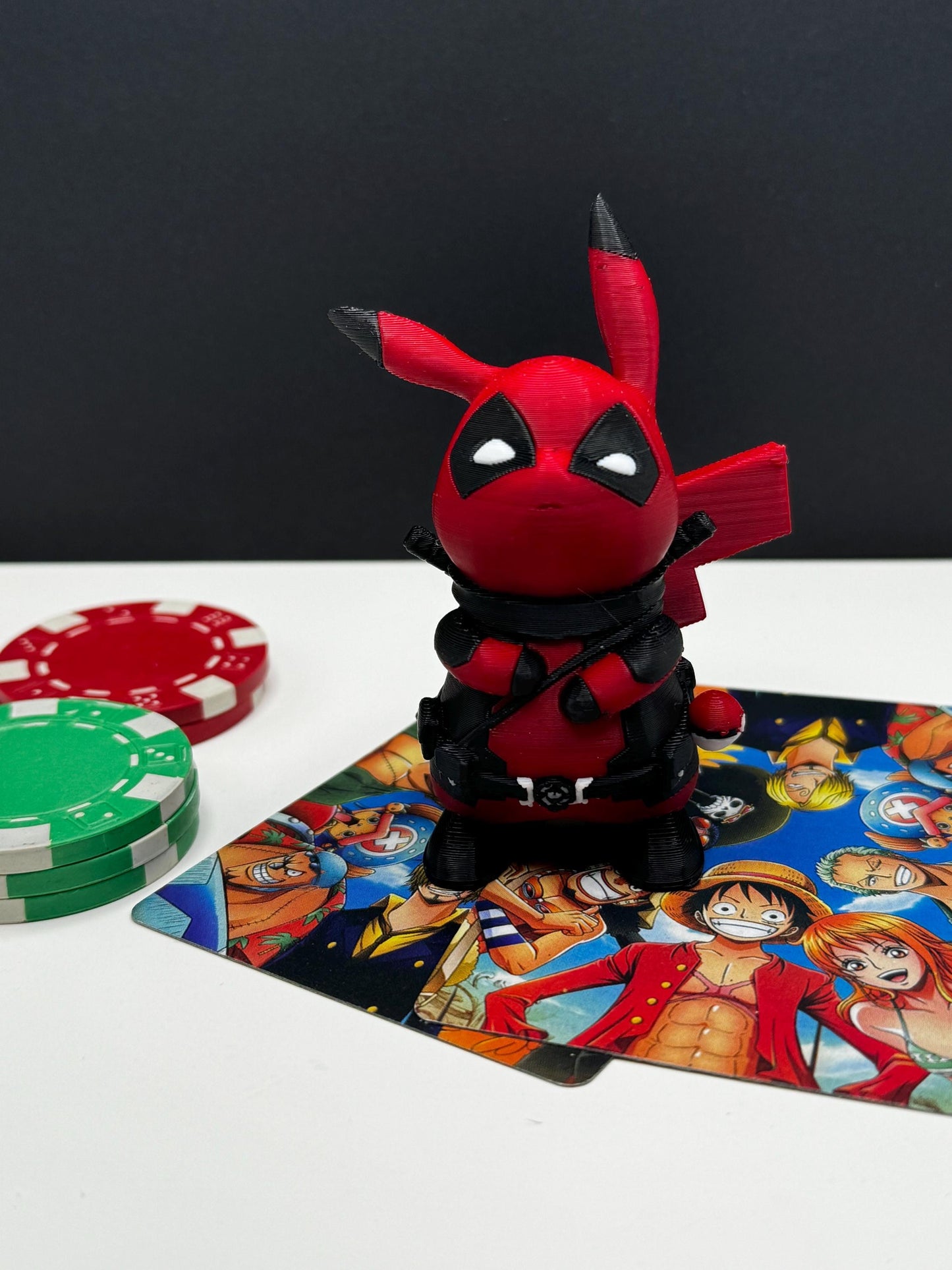 PikaPool 3D Printed Figurine - Pikachu Meets Deadpool