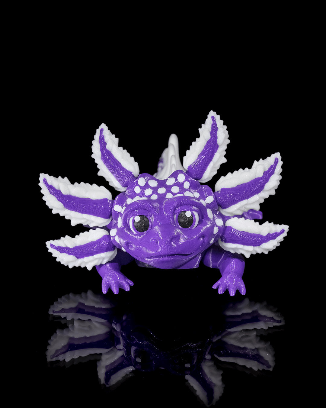 3D Printed Flexible Axolotl Toy – Sensory Fidget for Adults and Children in Various Colors