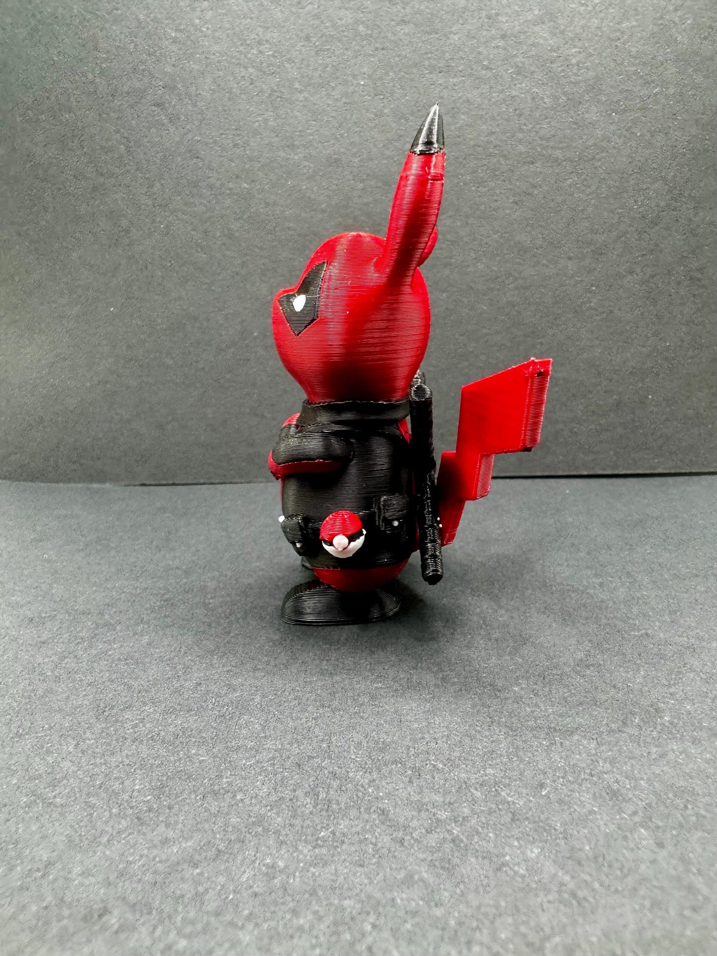 PikaPool 3D Printed Figurine - Pikachu Meets Deadpool