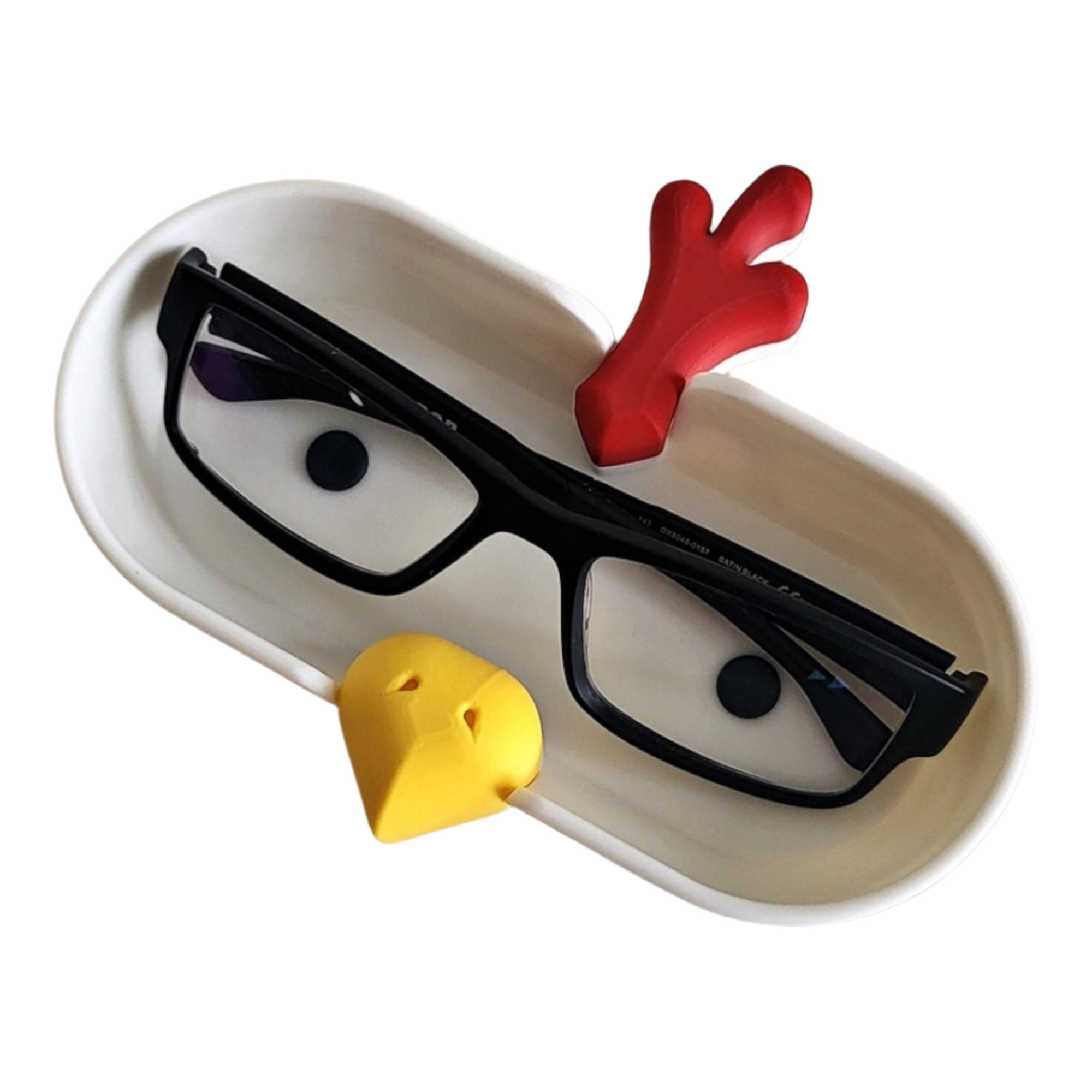 Adorable Animal Friend Eyeglass Tray – Cute 3D Printed Holder for Glasses | Fun Kids' Nightstand Organizer