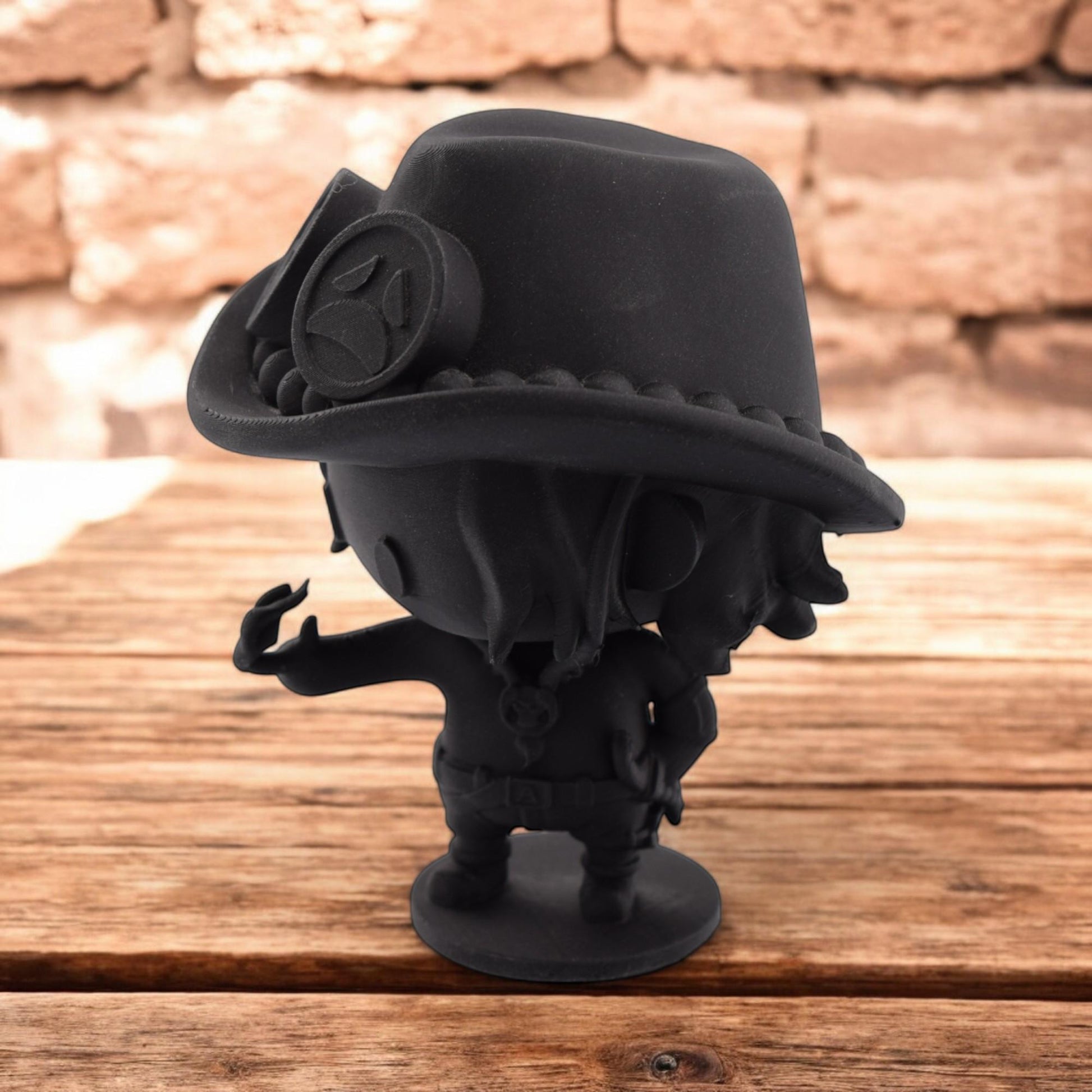 Portgas D. Ace - One Piece - 3D Printed Kawaii Figurine - Ready to Paint