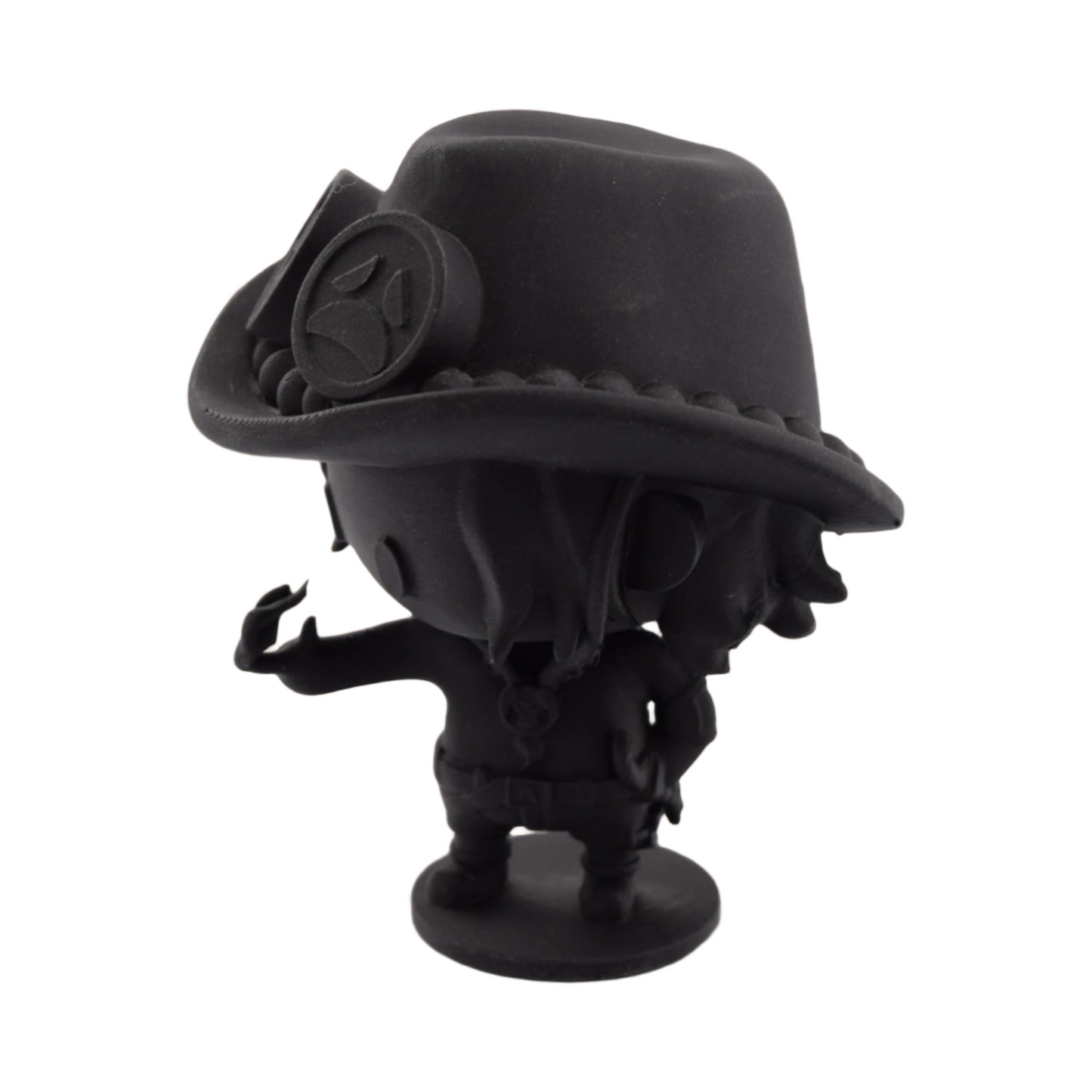 Portgas D. Ace  - One Piece - 3D Printed Kawaii Figurine - Ready to Paint