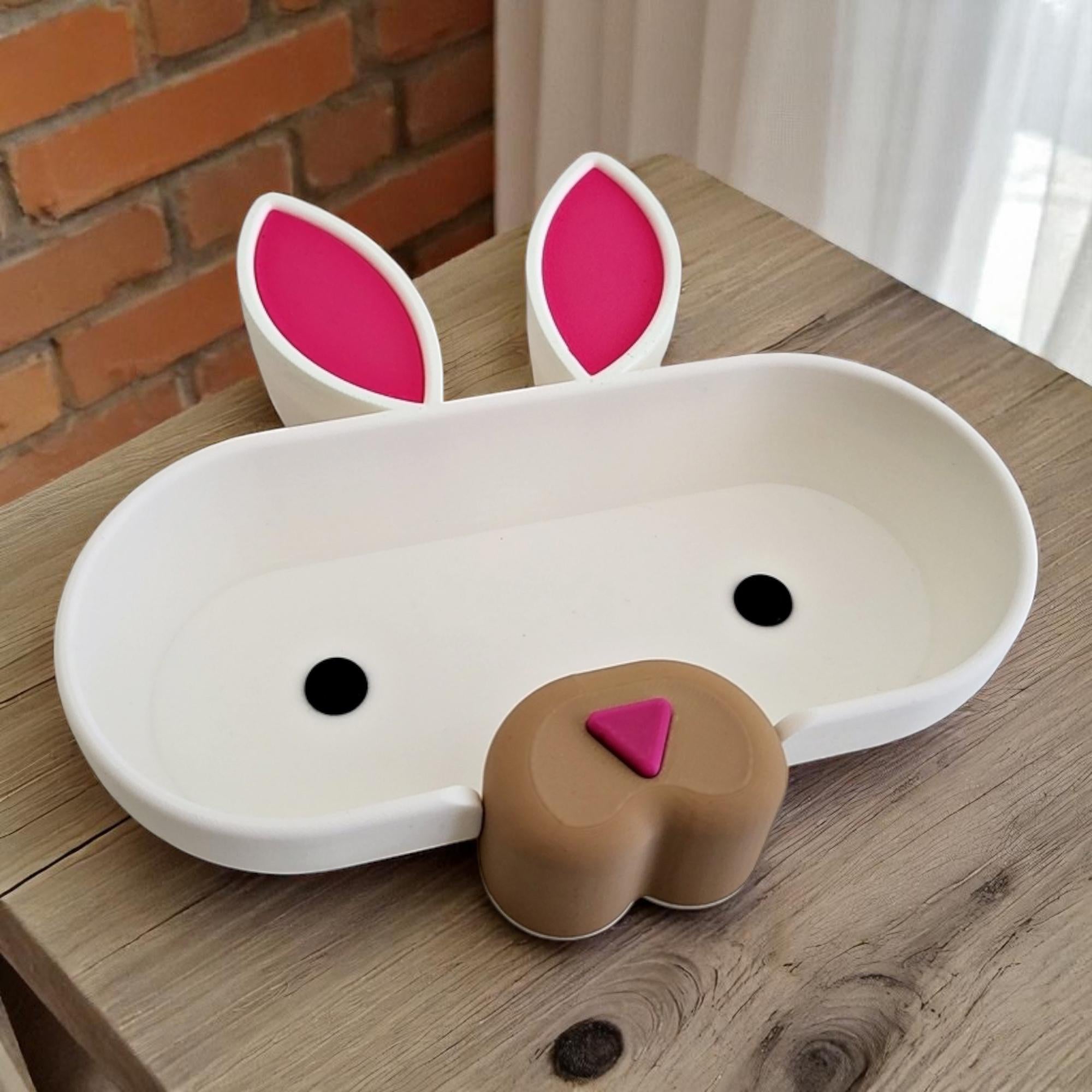 Adorable Animal Friend Eyeglass Tray – Cute 3D Printed Holder for Glasses | Fun Kids’ Nightstand Organizer