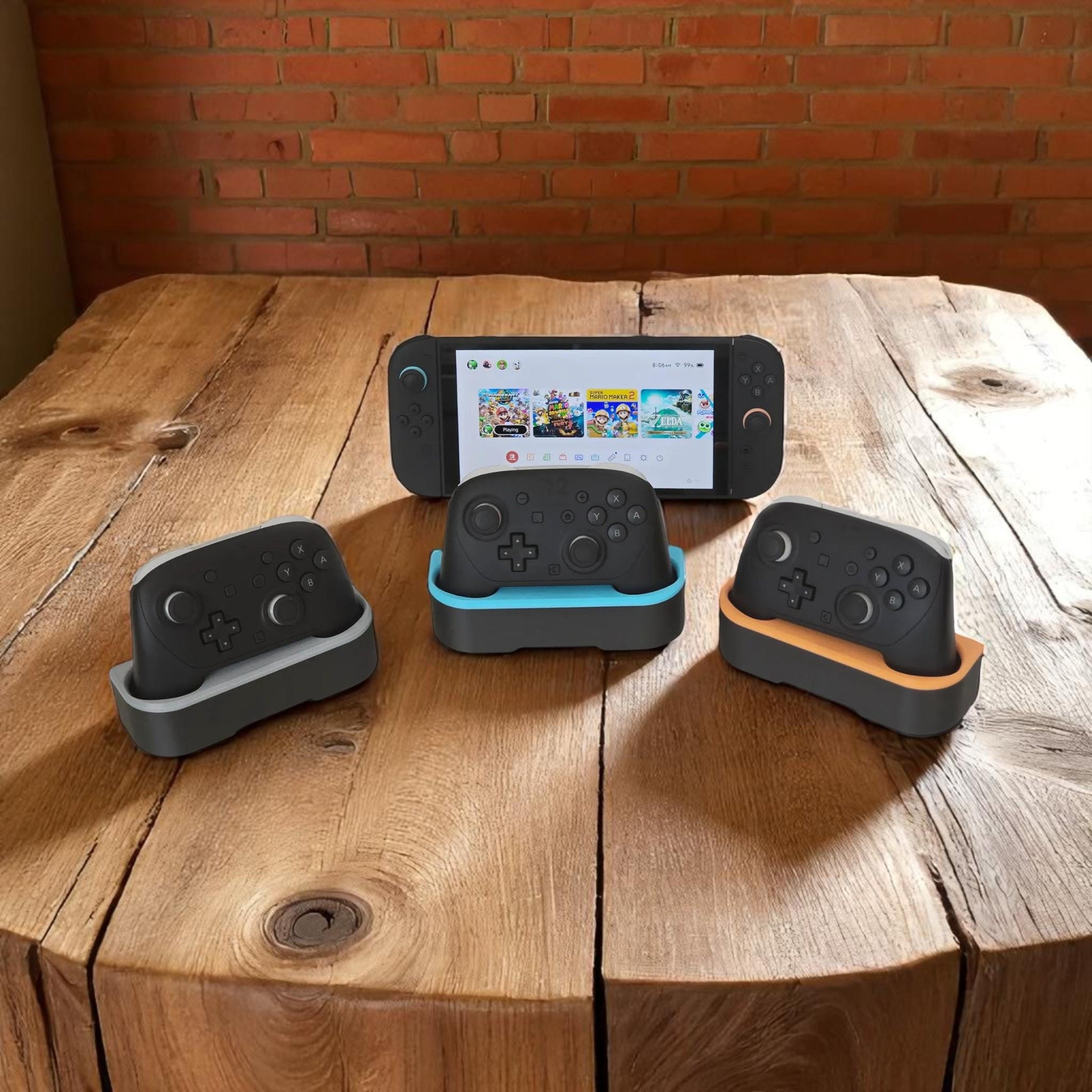 Nintendo Switch 2 Pro Controller Stand – Custom Controller Dock, Game Room Decor, Gamer Gift, Fan Made