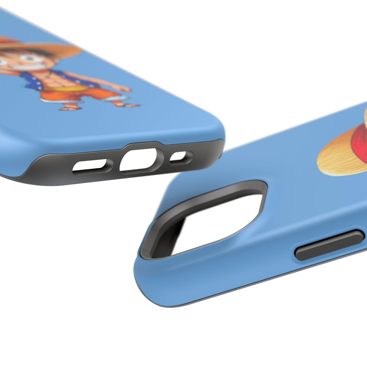 Anime-Inspired Luffy Phone Case for Fans, Impact-Resistant Case, Cute Straw Hat Character, Perfect Gift for Gamers, Mobile Accessories