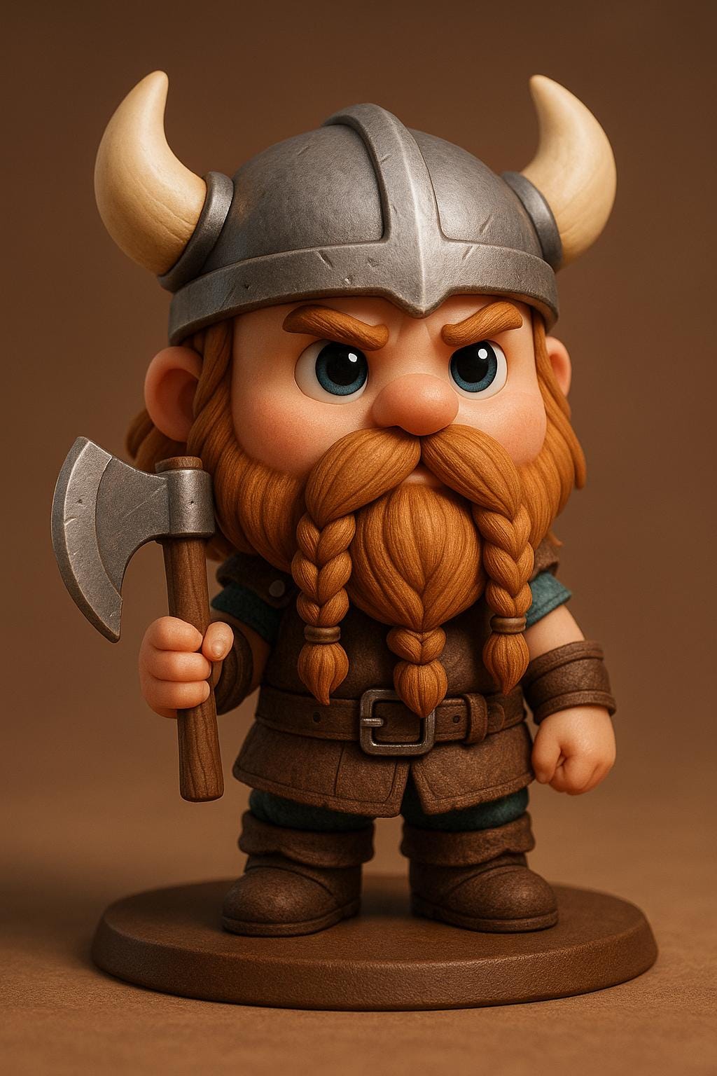 Meet Bjorn the Brave – our chibi Viking hero, printed with bold detail and ready to defend your desk!
