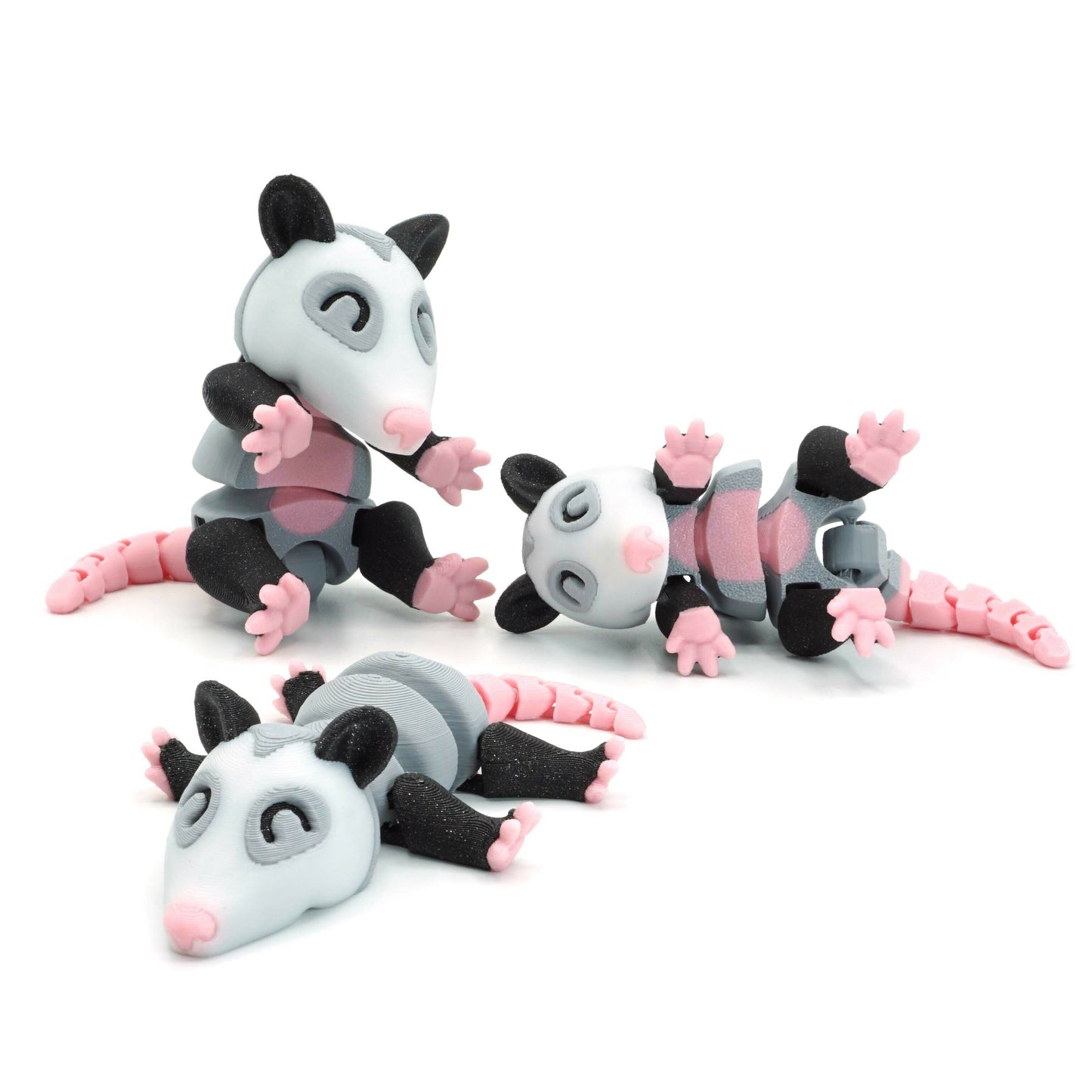 Opossum Trash Animals Fidget Toy - Includes Trash, Can, and Lid