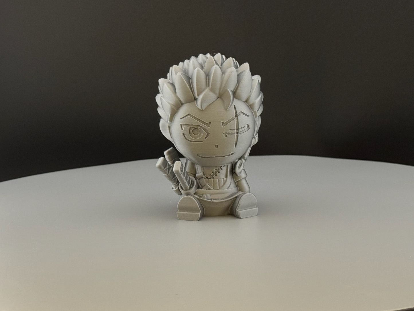 Roronoa Zoro - One Piece - 3D Printed Chibi Figurine